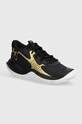 Under Armour tornacipő JET 23 nappa bőr fekete 3026634