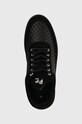 Kožené tenisky Filling Pieces Low Top Quilted černá 10100151861