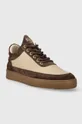 Filling Pieces leather sneakers Low Top Quilted brown