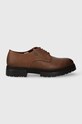 Кожаные туфли Tommy Hilfiger COMFORT CLEATED THERMO LTH SHOE кожа коричневый FM0FM04647