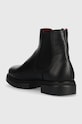 Обувь Кожаные ботинки Tommy Hilfiger COMFORT CLEATED THERMO LTH CHEL FM0FM04650 чёрный