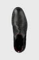 Кожаные ботинки Tommy Hilfiger COMFORT CLEATED THERMO LTH CHEL чёрный FM0FM04650
