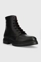 Кожаные ботинки Tommy Hilfiger COMFORT CLEATED THERMO LTH BOOT FM0FM04651 чёрный AW23