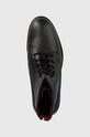Кожаные ботинки Tommy Hilfiger COMFORT CLEATED THERMO LTH BOOT чёрный FM0FM04651