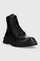 Tommy Hilfiger buty skórzane TH EVERYDAY CLASS TERMO LTH BOOT czarny