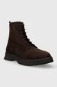 Tommy Hilfiger velúr cipő CORE SUEDE BOOT barna