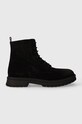 Велурени обувки Tommy Hilfiger HILFIGER CORE SUEDE BOOT без изолация черен FM0FM04674