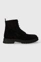 czarny Tommy Hilfiger buty zamszowe HILFIGER CORE SUEDE BOOT Męski