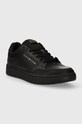 Sneakers boty Tommy Hilfiger TH BASKET CORE LEATHER FM0FM04727 černá SS24