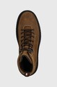 Tommy Hilfiger velúr cipő TH EVERYDAY CLASS W SUEDE HOOKS barna FM0FM04762