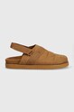 Sandale Tommy Hilfiger WARM HILFIGER MULE SANDAL smeđa FM0FM04773