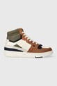 Tommy Hilfiger sneakersy TH BASKET BETTER MIDCUT LTH MIX skóra zamszowa brązowy FM0FM04793