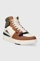 Tommy Hilfiger sneakersy TH BASKET BETTER MIDCUT LTH MIX FM0FM04793 brązowy AW23