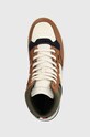 Tommy Hilfiger sneakersy TH BASKET BETTER MIDCUT LTH MIX brązowy FM0FM04793