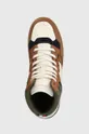 brązowy Tommy Hilfiger sneakersy TH BASKET BETTER MIDCUT LTH MIX