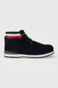 tmavomodrá Semišové topánky Tommy Hilfiger CORE HILFIGER SUEDE BOOT Pánsky