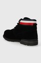 Взуття Замшеві кросівки Tommy Hilfiger CORE HILFIGER SUEDE BOOT FM0FM04800 чорний