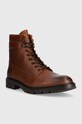 Tommy Hilfiger bőr cipő WARM PADDED LTH BOOT FM0FM04802 barna AW23