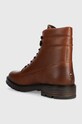 Cipők Tommy Hilfiger bőr cipő WARM PADDED LTH BOOT FM0FM04802 barna