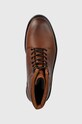 Tommy Hilfiger bőr cipő WARM PADDED LTH BOOT barna FM0FM04802