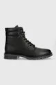 μαύρο Δερμάτινα παπούτσια Tommy Hilfiger WARM PADDED HILFIGER LTH BOOT Ανδρικά