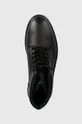 чорний Шкіряні черевики Tommy Hilfiger WARM PADDED HILFIGER LTH BOOT