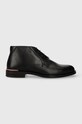 Δερμάτινα μποτάκια Tommy Hilfiger CORE RWB HILFIGER LTH L BOOT λείο δέρμα μαύρο FM0FM04804