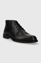 Δερμάτινα μποτάκια Tommy Hilfiger CORE RWB HILFIGER LTH L BOOT FM0FM04804 μαύρο AW23