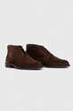 Σουέτ παπούτσια Tommy Hilfiger CORE RWB HILFIGER SUEDE L BOOT FM0FM04805 καφέ AW24