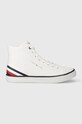 Tommy Hilfiger trampki skórzane TH HI VULC CORE LTH biały FM0FM04816