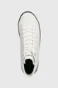 λευκό Δερμάτινα ελαφριά παπούτσια Tommy Hilfiger TH HI VULC CORE LTH