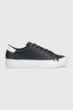 Кожаные кроссовки Tommy Hilfiger MODERN VULC LTH LOW WL низкая тёмно-синий FM0FM04819