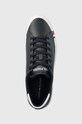 Кожаные кроссовки Tommy Hilfiger MODERN VULC LTH LOW WL тёмно-синий FM0FM04819