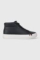 Πάνινα παπούτσια Tommy Hilfiger MODERN VULC LTH HI WL συνθετικό σκούρο μπλε FM0FM04820