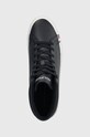 Πάνινα παπούτσια Tommy Hilfiger MODERN VULC LTH HI WL σκούρο μπλε FM0FM04820