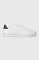 biela Kožené tenisky Tommy Hilfiger COURT CUPSOLE LEATHER GOLD Pánsky