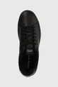μαύρο Δερμάτινα αθλητικά παπούτσια Tommy Hilfiger COURT THICK CUPSOLE LEATHER