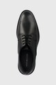 Tommy Hilfiger półbuty skórzane CORE RWB HILFIGER LTH SHOE czarny FM0FM04867