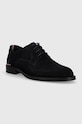 Tommy Hilfiger półbuty zamszowe CORE RWB HILFIGER SUEDE SHOE FM0FM04868 granatowy AW24