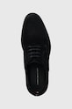 Tommy Hilfiger półbuty zamszowe CORE RWB HILFIGER SUEDE SHOE granatowy FM0FM04868