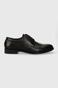 Tommy Hilfiger półbuty skórzane CASUAL HILFIGER LEATHER SHOE eleganckie czarny FM0FM05032