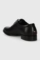Obuwie Tommy Hilfiger półbuty skórzane CASUAL HILFIGER LEATHER SHOE FM0FM05032 czarny