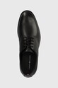 Δερμάτινα κλειστά παπούτσια Tommy Hilfiger CASUAL HILFIGER LEATHER SHOE μαύρο FM0FM05032