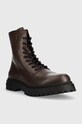 Tommy Jeans buty skórzane TJM CASUAL BOOT EM0EM01244 brązowy AW23