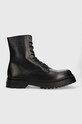 Tommy Jeans buty skórzane TJM CASUAL BOOT skóra licowa czarny EM0EM01244