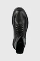 čierna Kožená obuv Tommy Jeans TJM CASUAL BOOT
