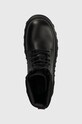 Tommy Jeans bocanci de piele TJM ELEVATED OUTSOLE BOOT negru EM0EM01251