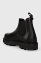 Încălțăminte Tommy Jeans ghete chelsea de piele TJM NAPA LEATHER EM0EM01254 negru