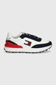Tommy Jeans sneakers TJM TECHNICAL RUNNER EM0EM01265 alb AW24