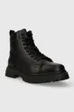 Δερμάτινες μπότες πεζοπορίας Tommy Jeans TJM WARM LINING BOOT μαύρο
